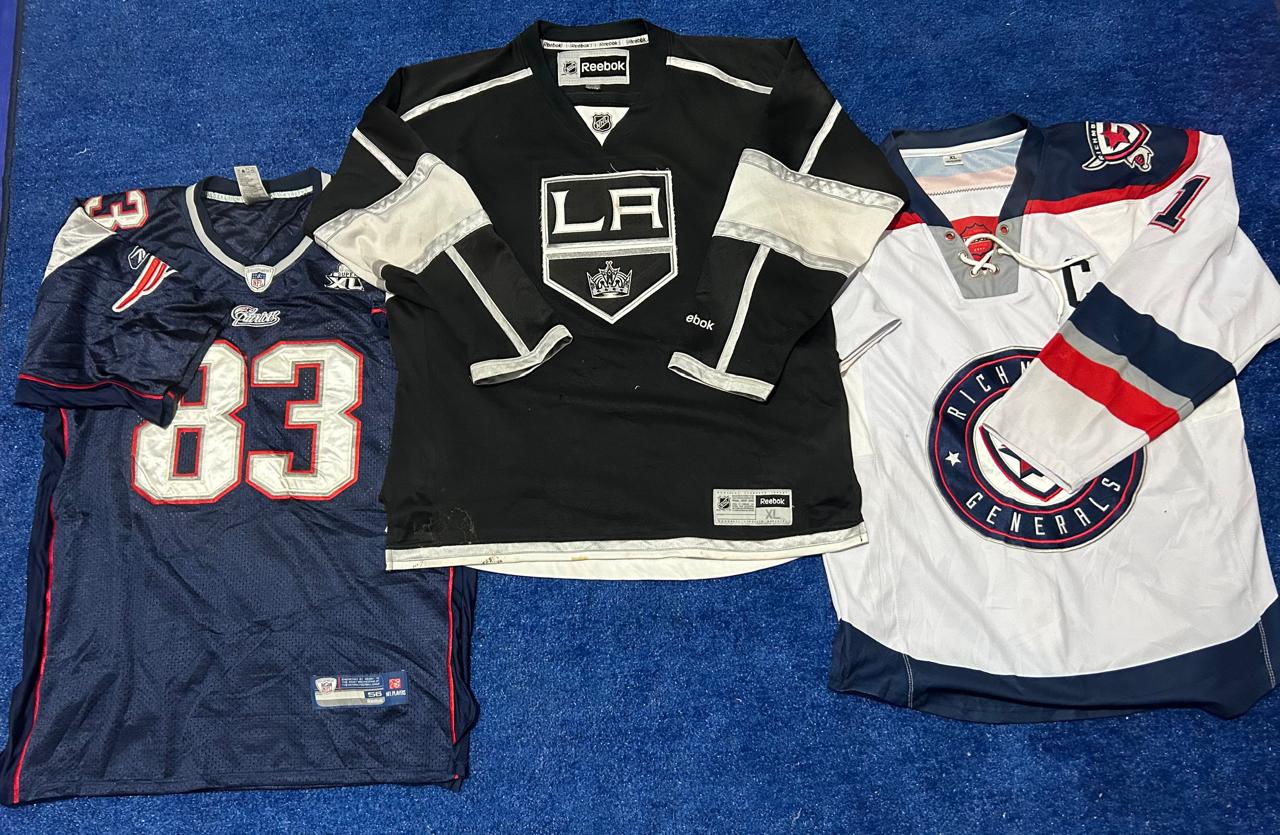 Camisetas Majstic da NBA NFL, 12 peças