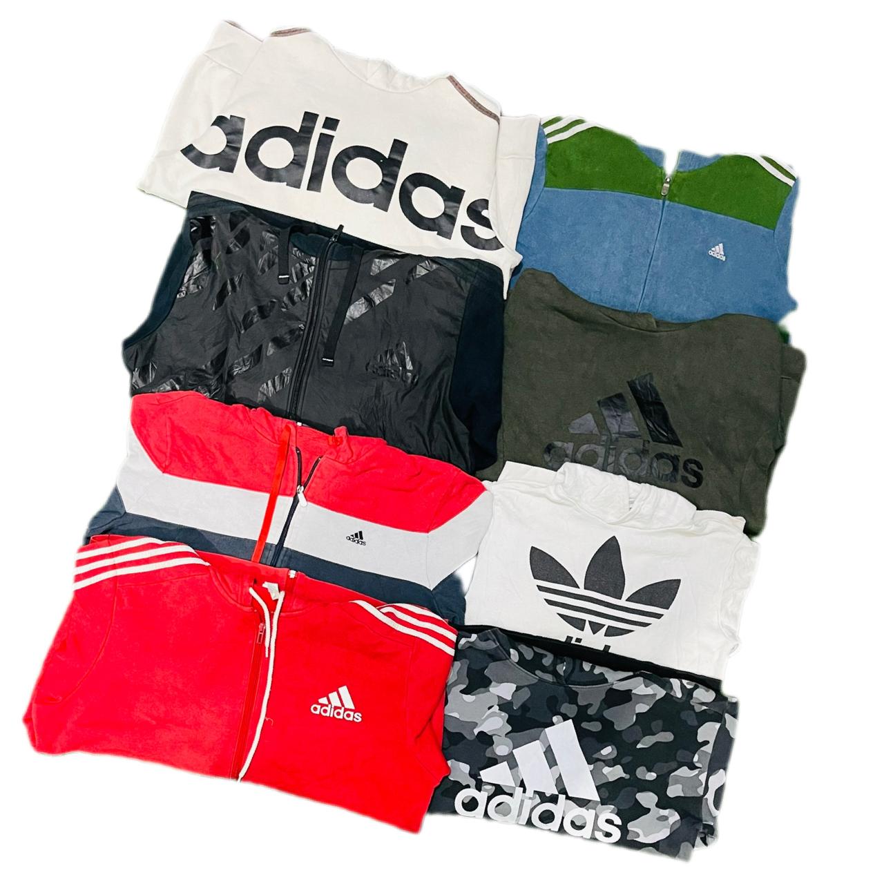 20 peças de moletons Adidas