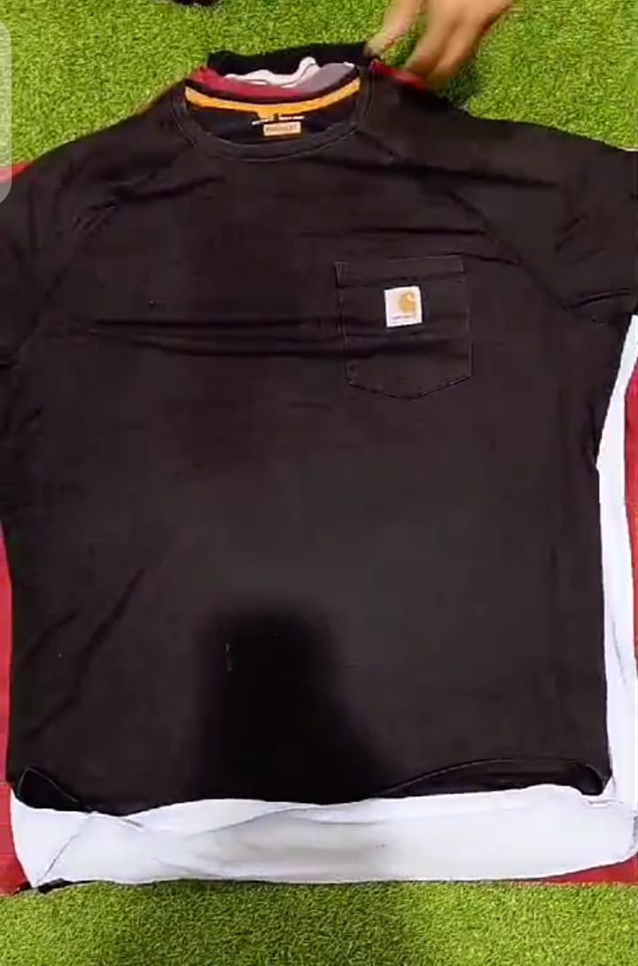 プレミアム カーハートとラコステのTシャツ