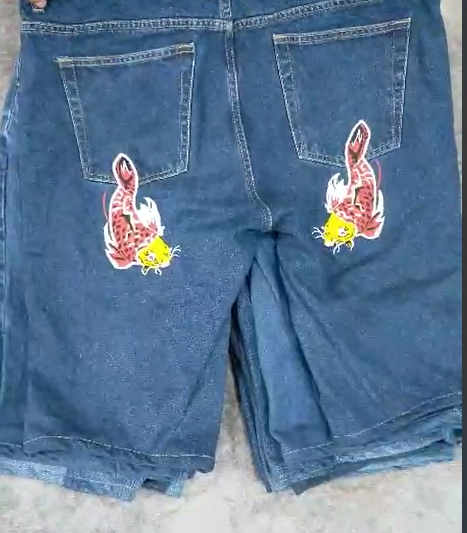 Shorts brodés retouchés CR1999 - 8 pièces