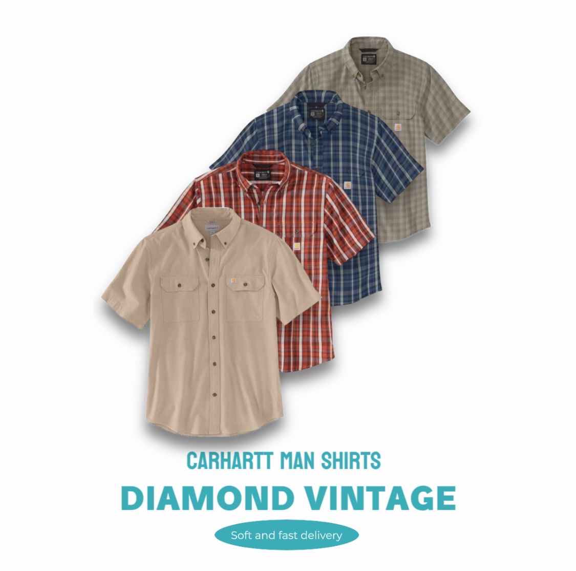 Chemise à carreaux pour homme Carhartt