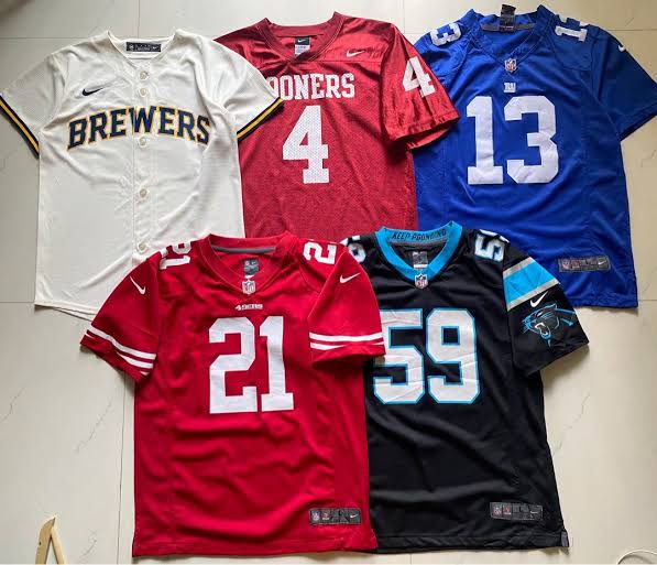 NFL jersey's