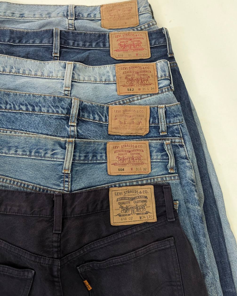 Levi's Mix Code Paper Tag Jeans 20pcs