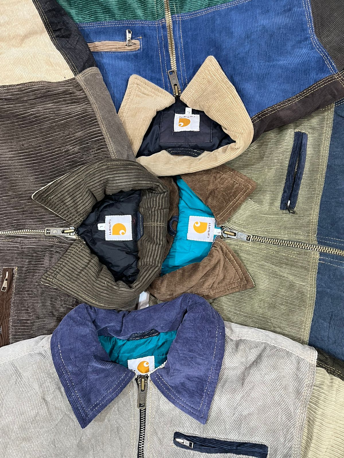 Veste en velours côtelé de style rework Carhartt