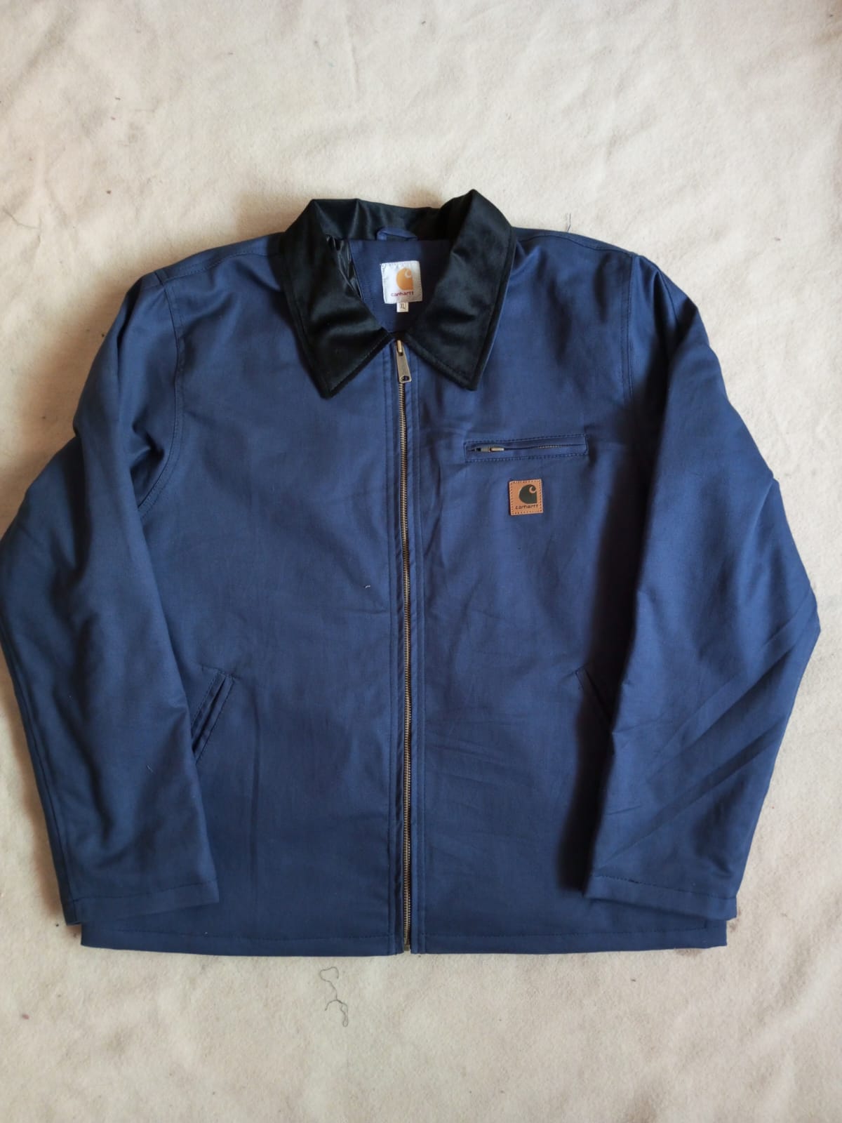 Carhartt Reworked Style Navy Blue Jackets 15 pcs