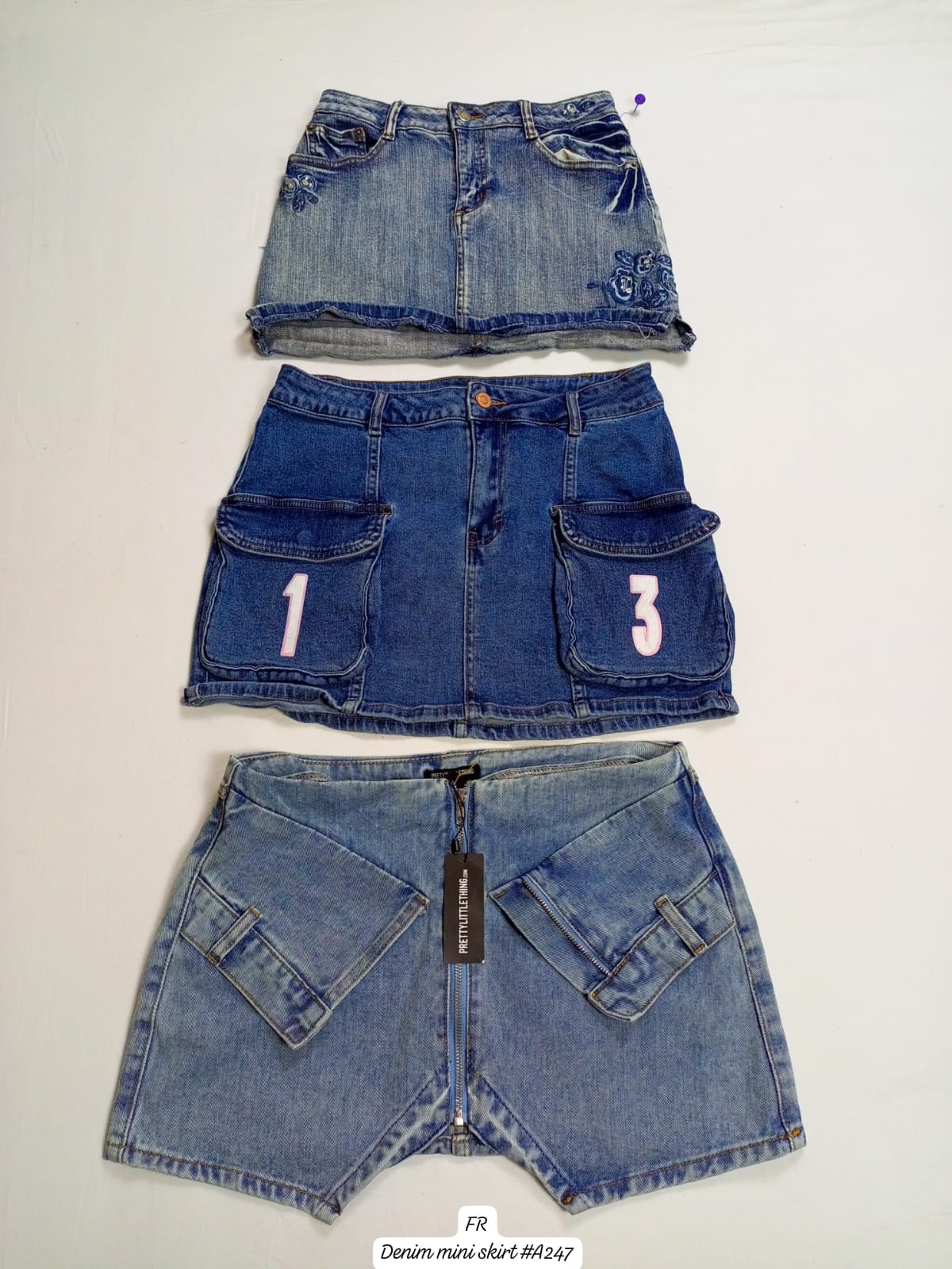 Y2K Denim Mini Skirts