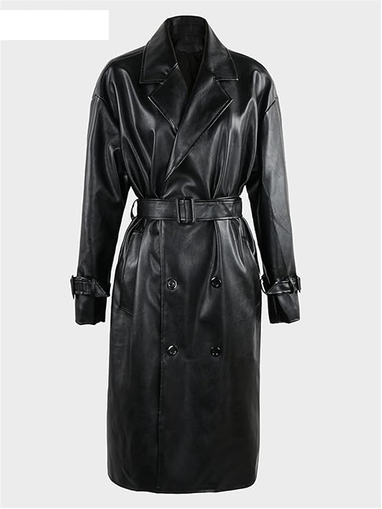 Manteaux longs en cuir