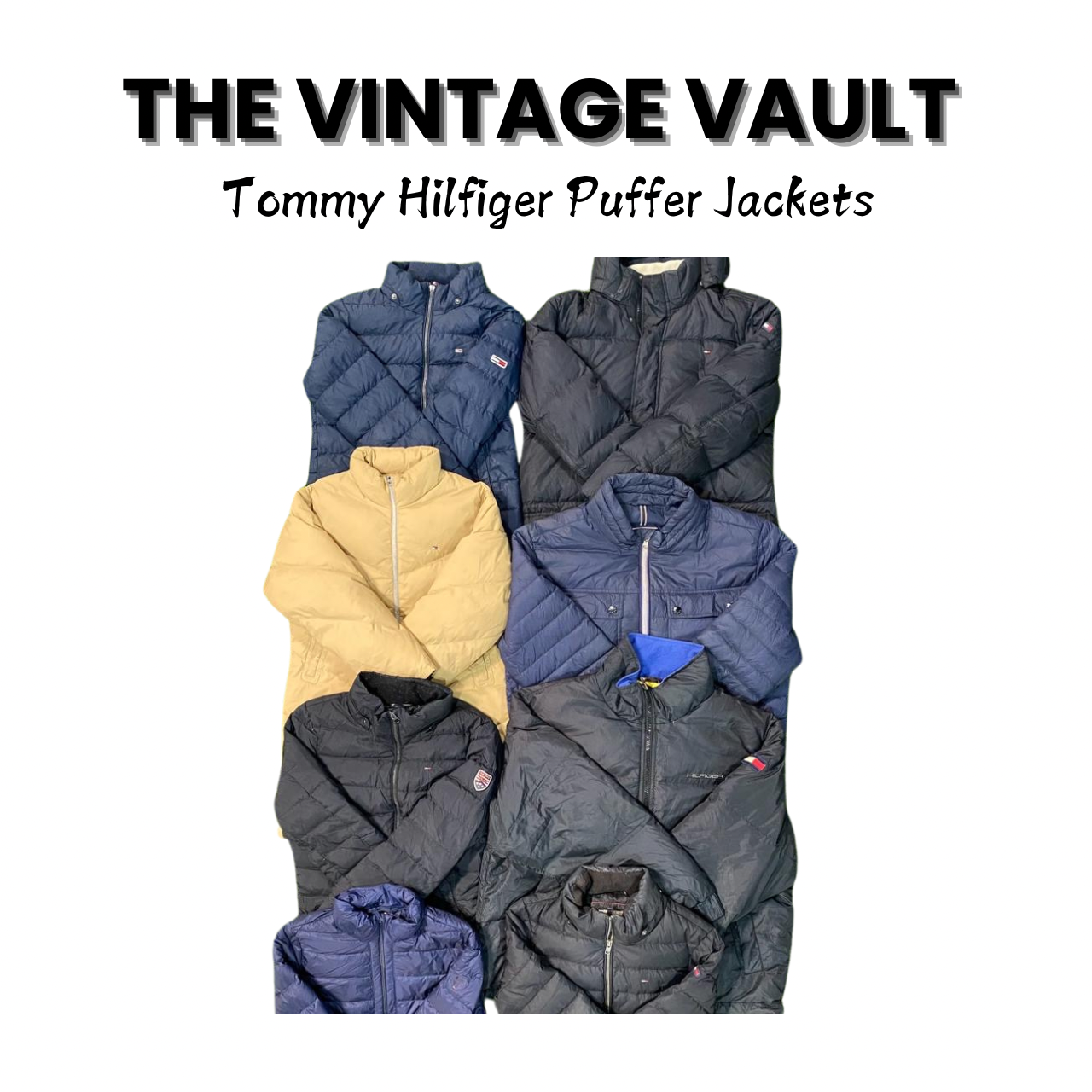 Tommy Hilfiger Puffer Jacktes - 10 pcs