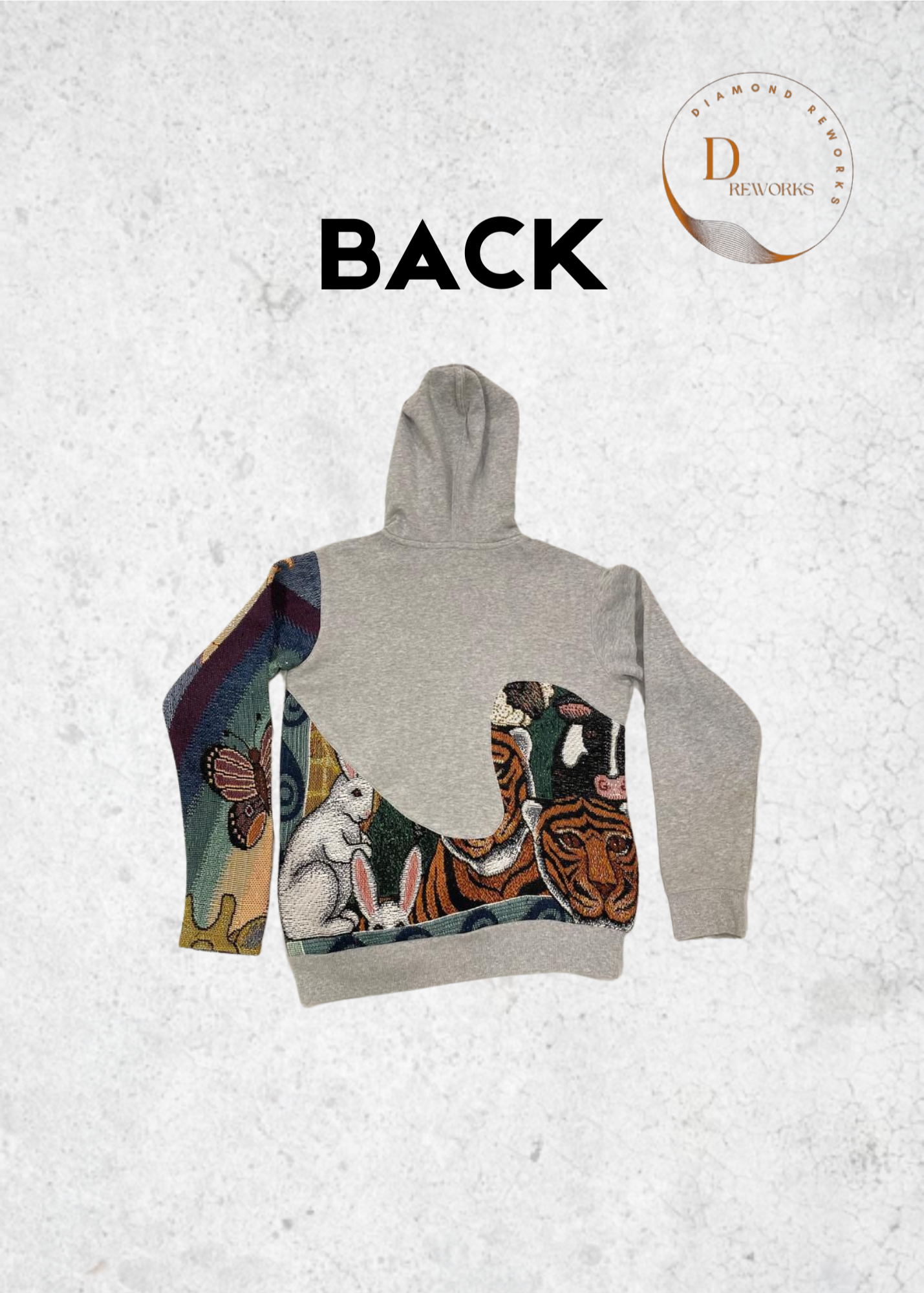 DR22 Überarbeiteter Marken-Teppich-Hoodie Stil #1 AW24