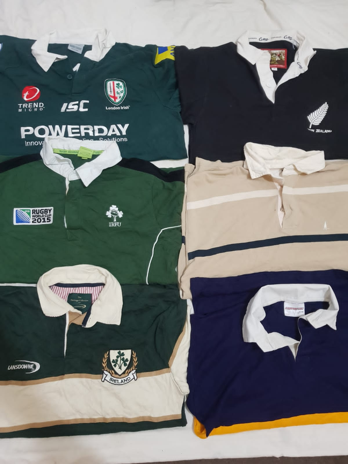 T-shirts de rugby sans marque