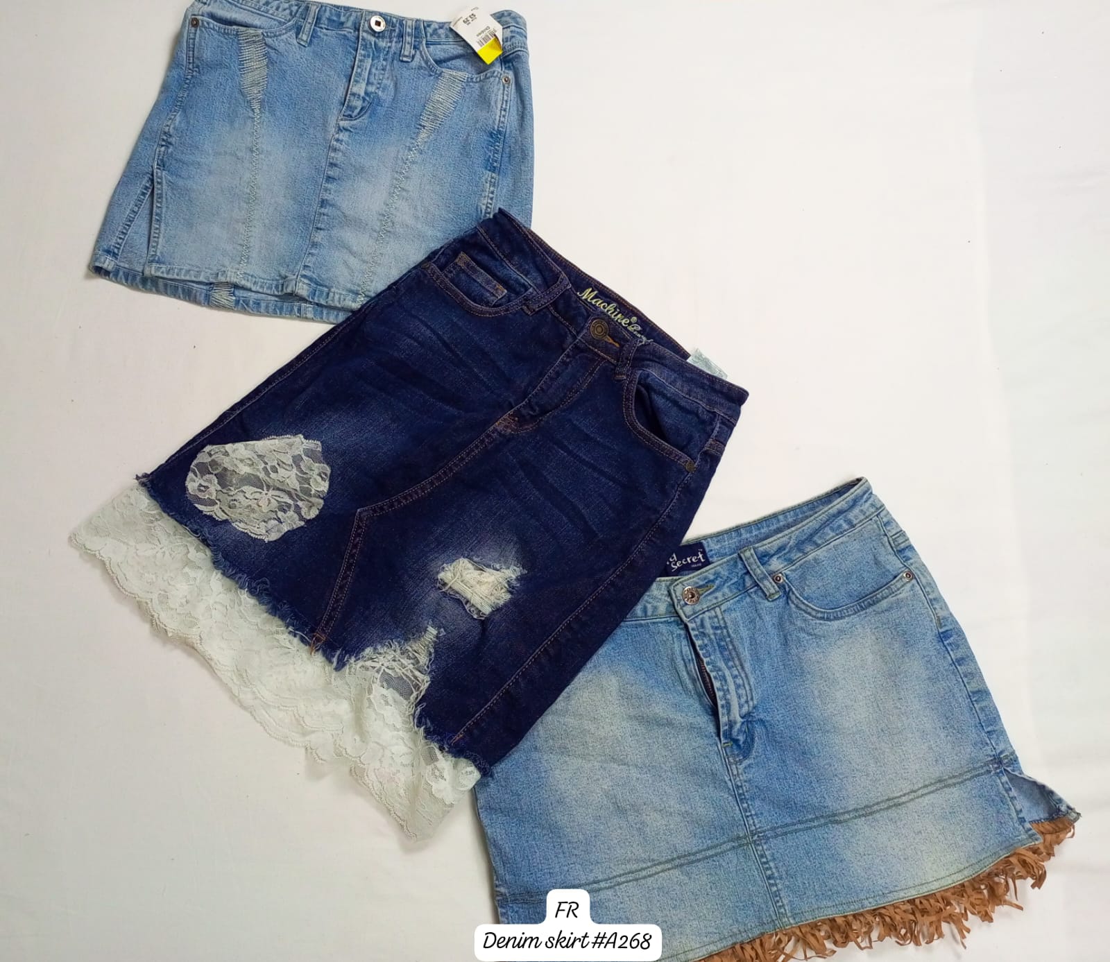 Denim Mini Skirts