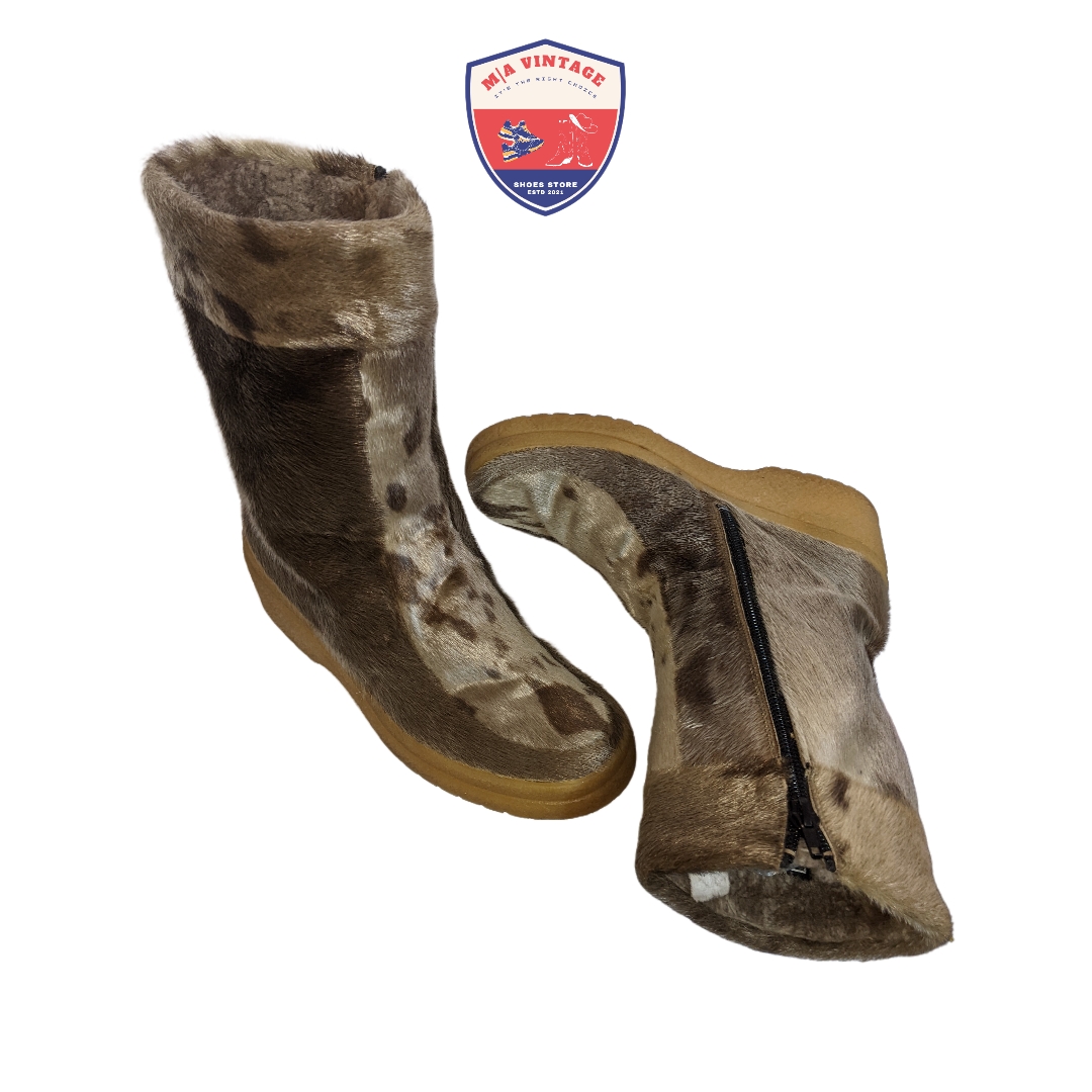 MV53# Vintage Fimbul Norwegian Reindeer Boots