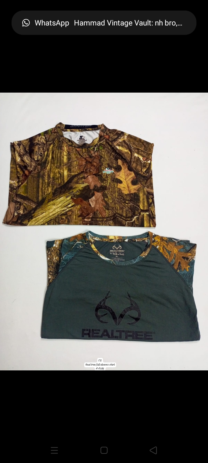 Real Tree Full Sleeves Shirts
