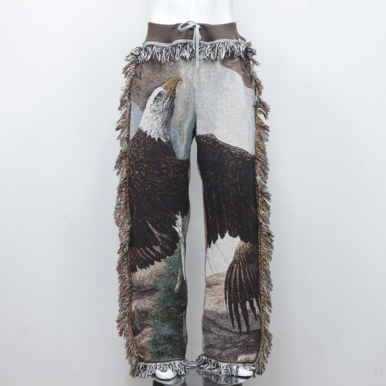 CR0049 Pantalons en Tapisserie Rapiécés