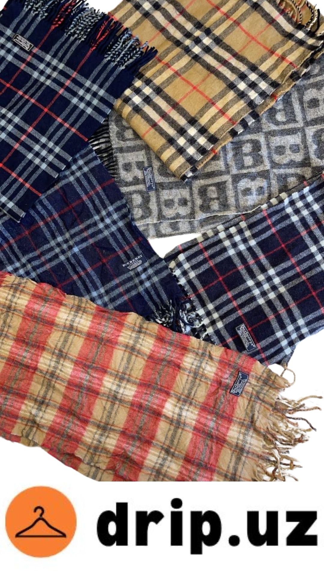 Burberry Schal Bundle von 10 (1) - Kaschmir + Schafwolle-Mix