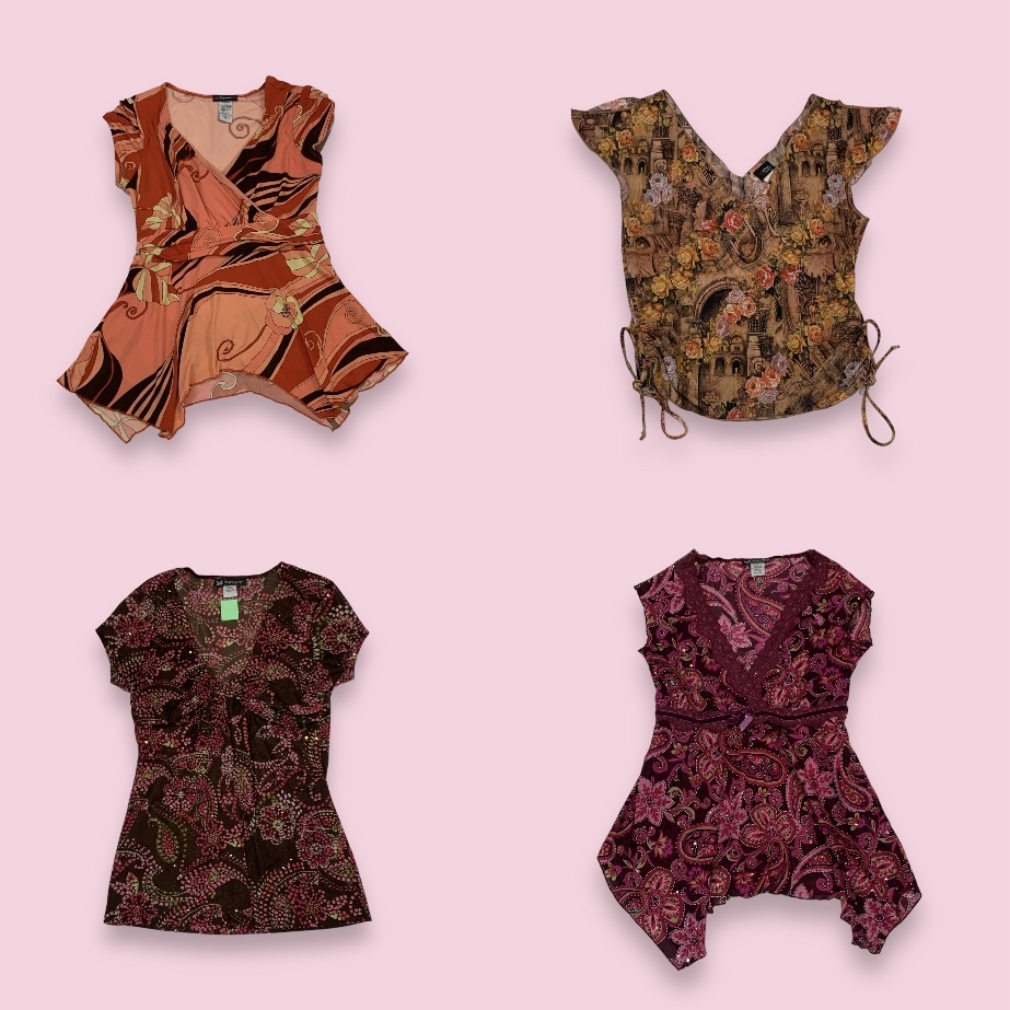 Traumhafte Y2K Fee Bluse (GRV-8-046)
