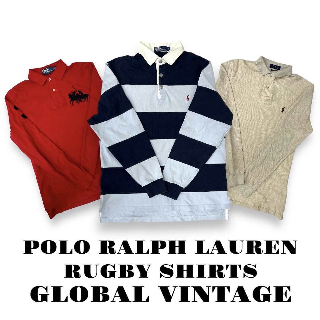 Polo Ralph Lauren Long Sleeves Rugby T Shirts - 10 Pieces