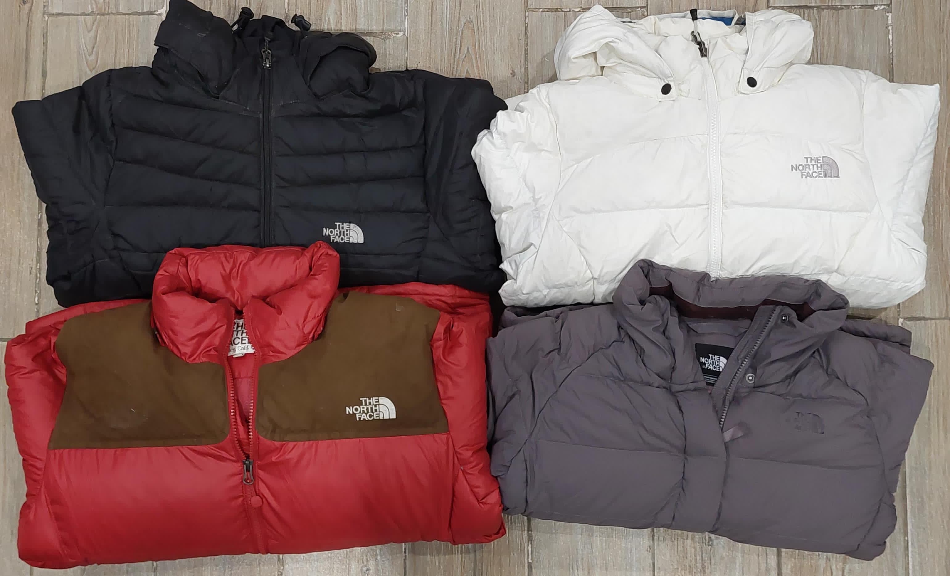 Branded The North Face Puffer Jackets 800 Series - 5 Pieces