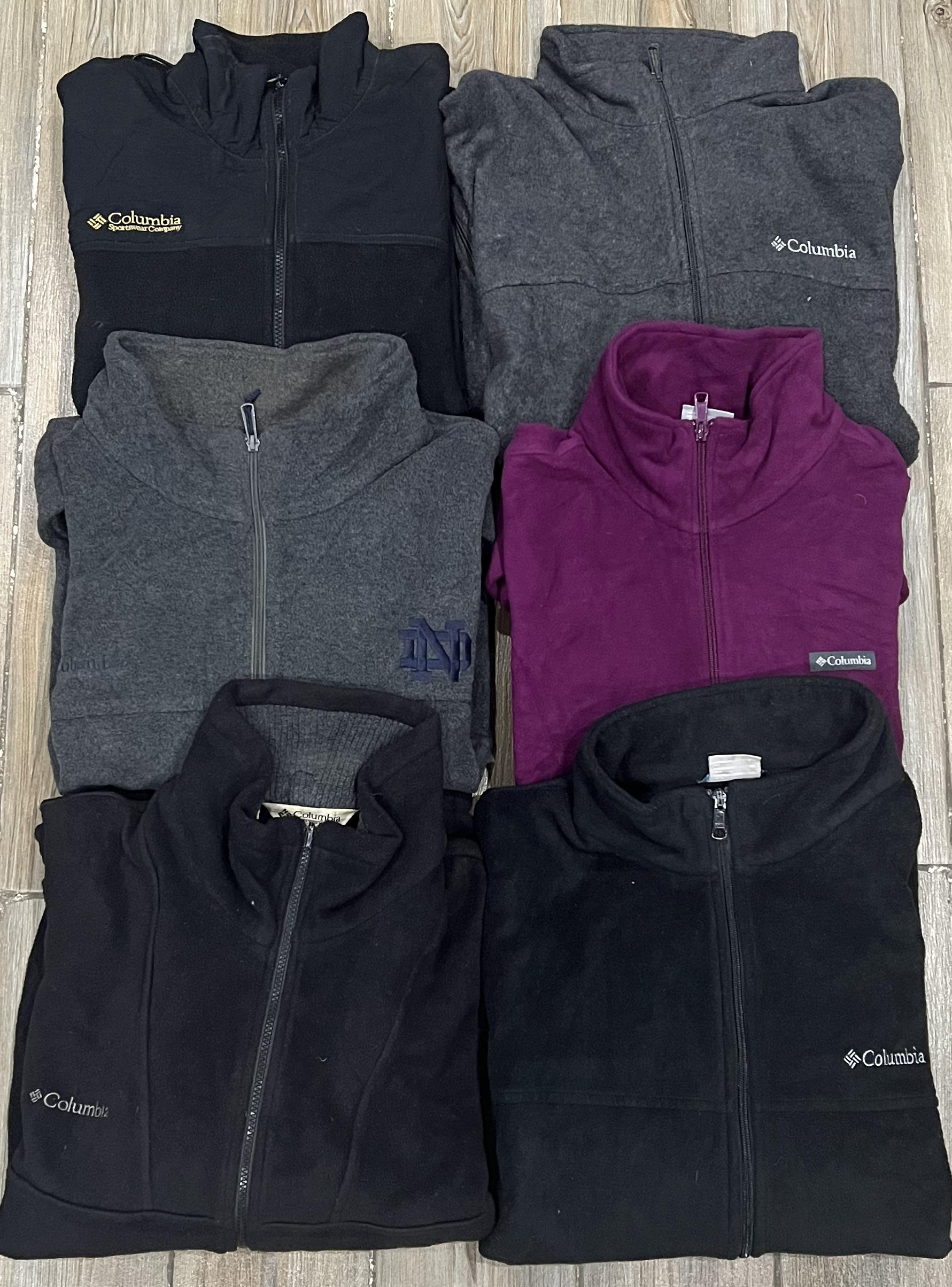 Branded Columbia Fleece - 10 Pieces