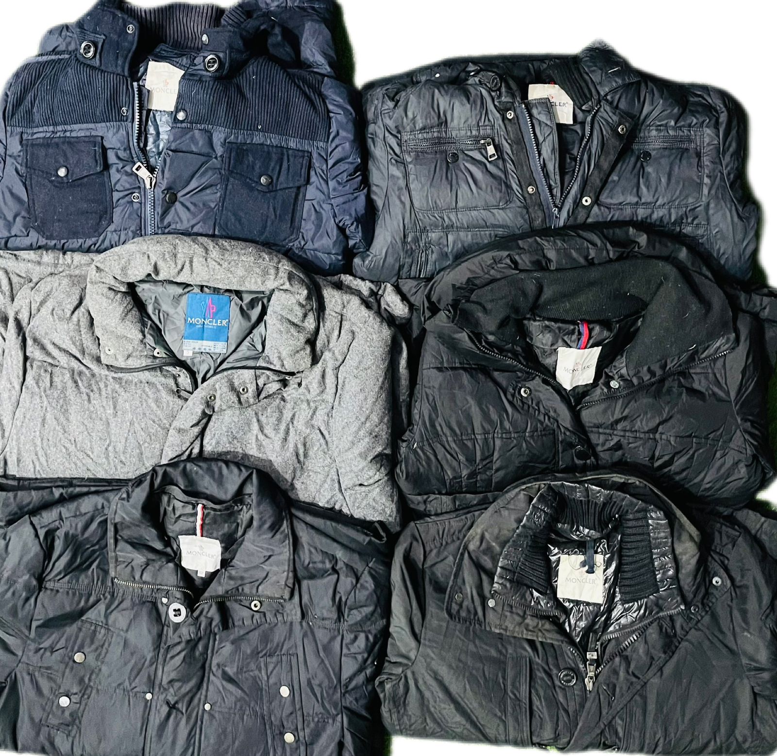 Moncler puffer jackets 5 pcs