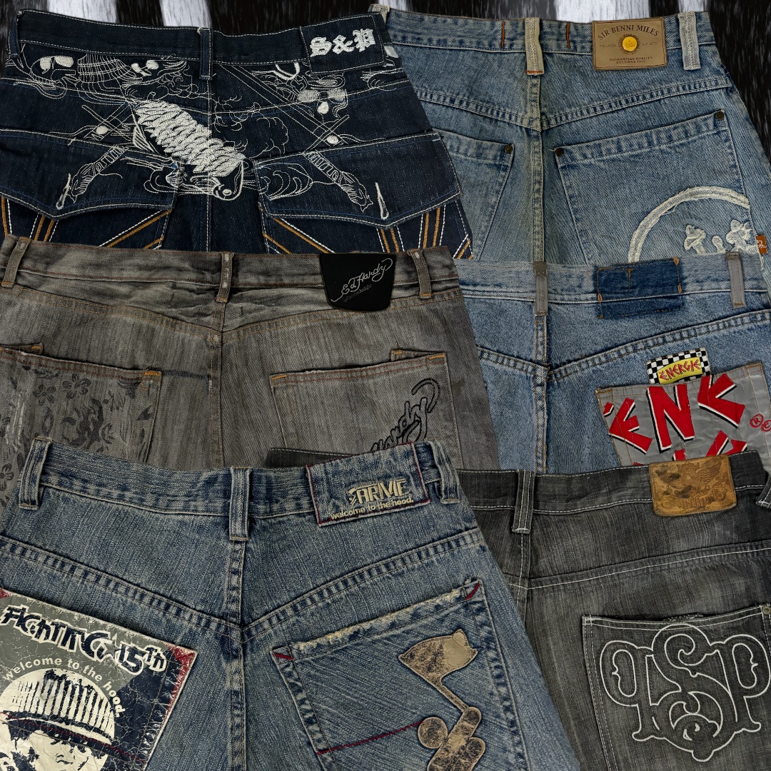 Y2K Hip Hop Baggy Jeans 20 pcs (A21)