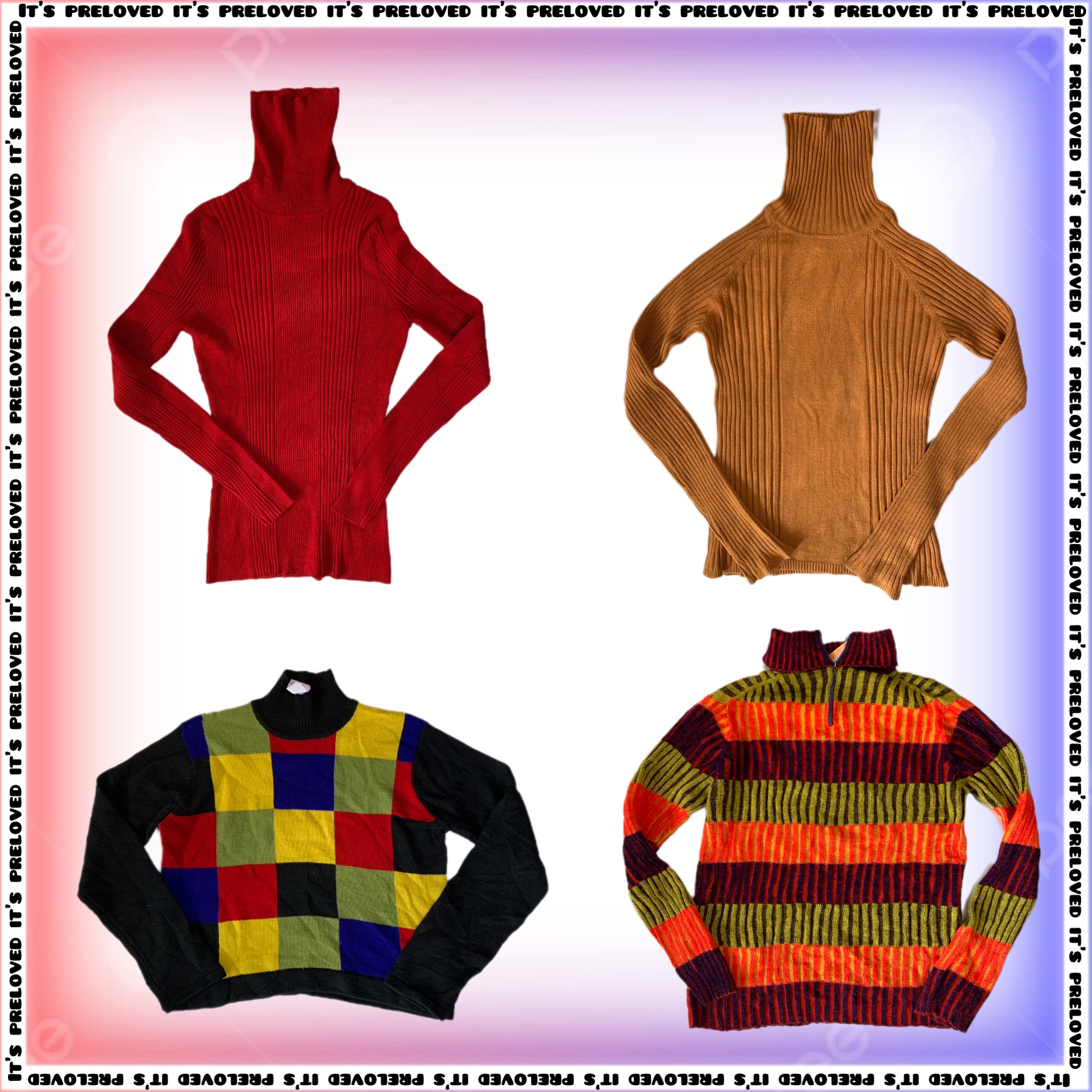 High Neck Y2K Knits (SS-608)