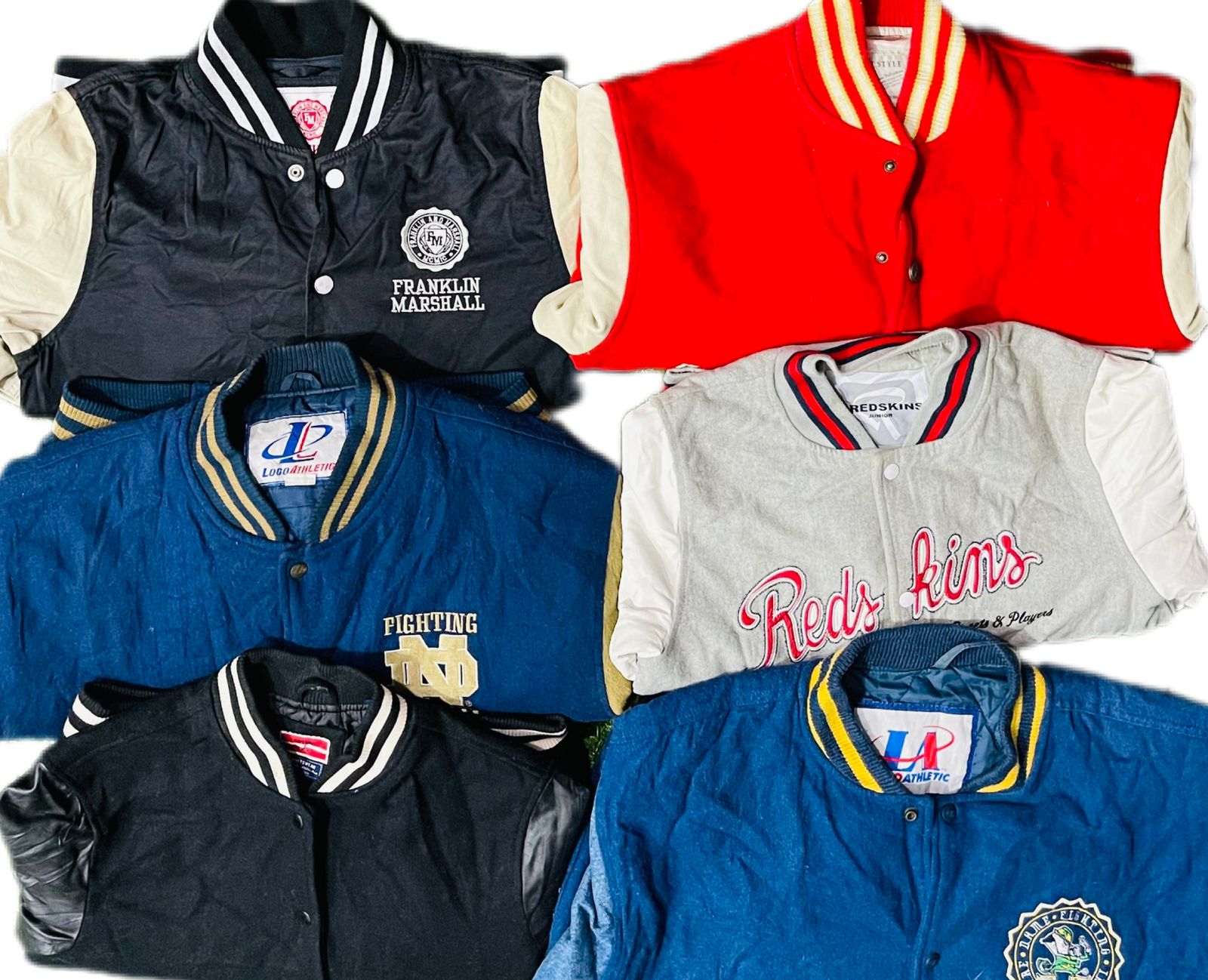 Vestes de varsity. 10 pièces