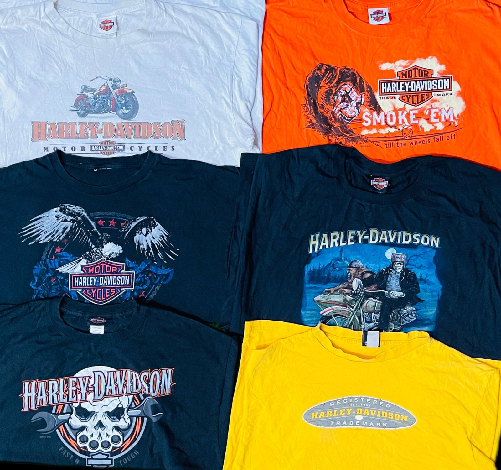 T-shirts Harley Davidson 15 pcs