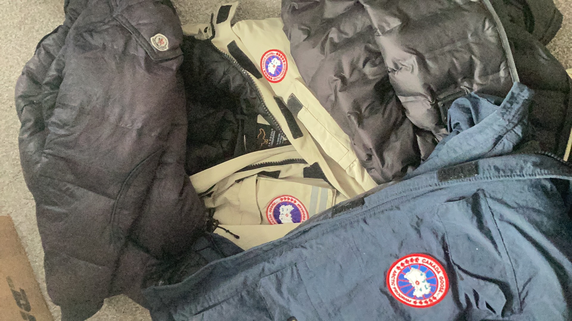 Canada goose moncler supply and demand jacket set