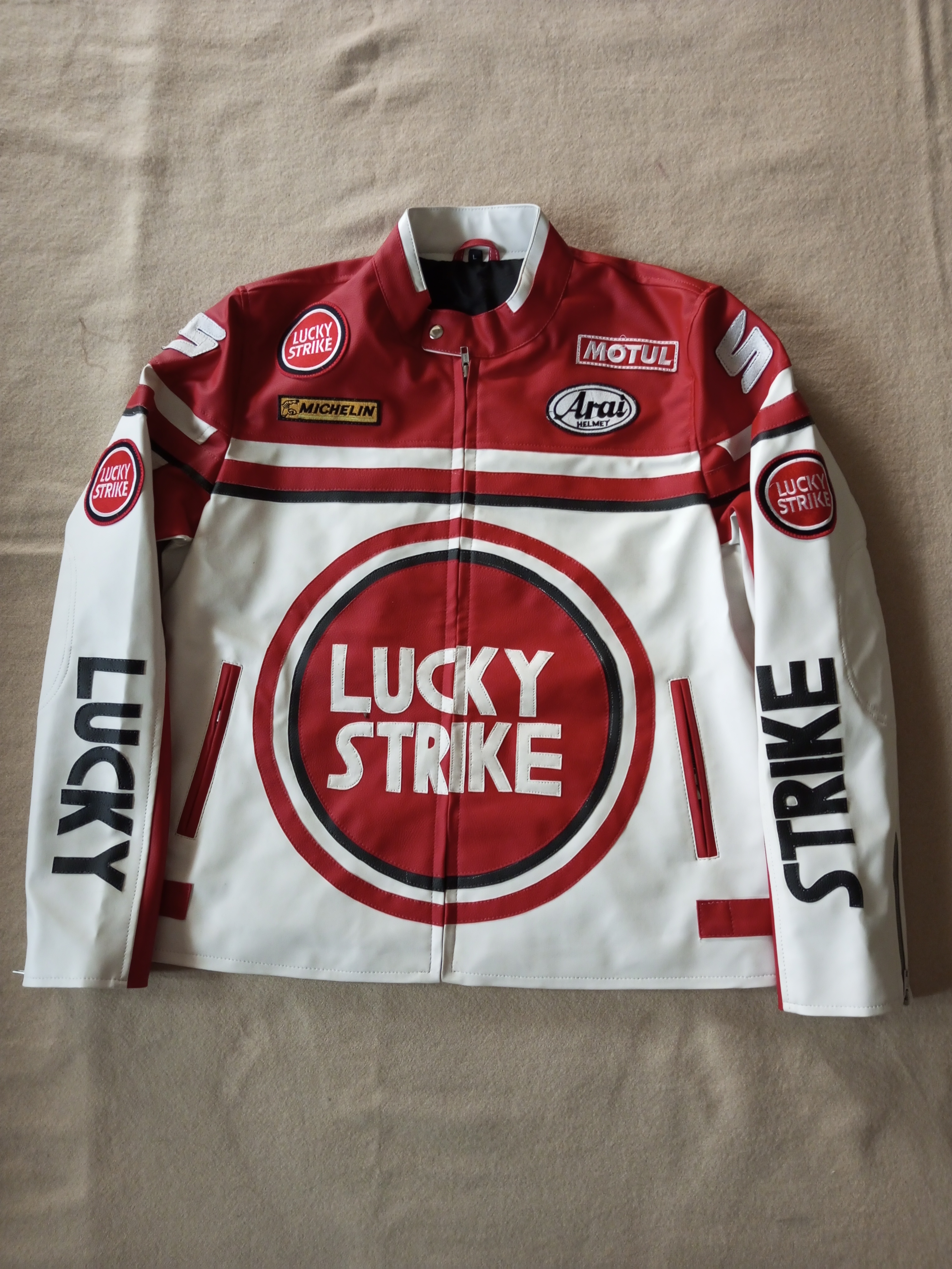 Lucky Strike Racing Faux Leather Jackets 5 pcs