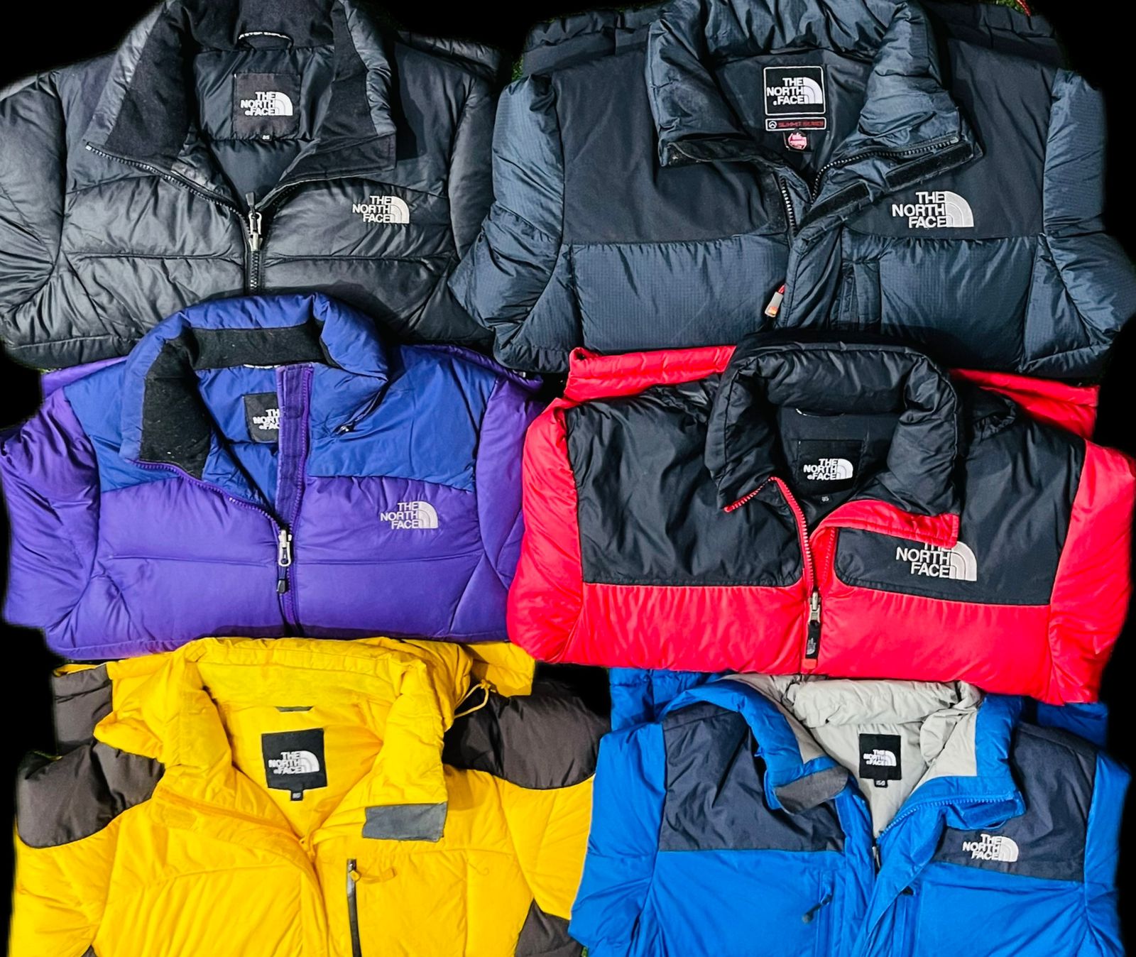 Manteaux doudoune TNF 700, 15 pièces.