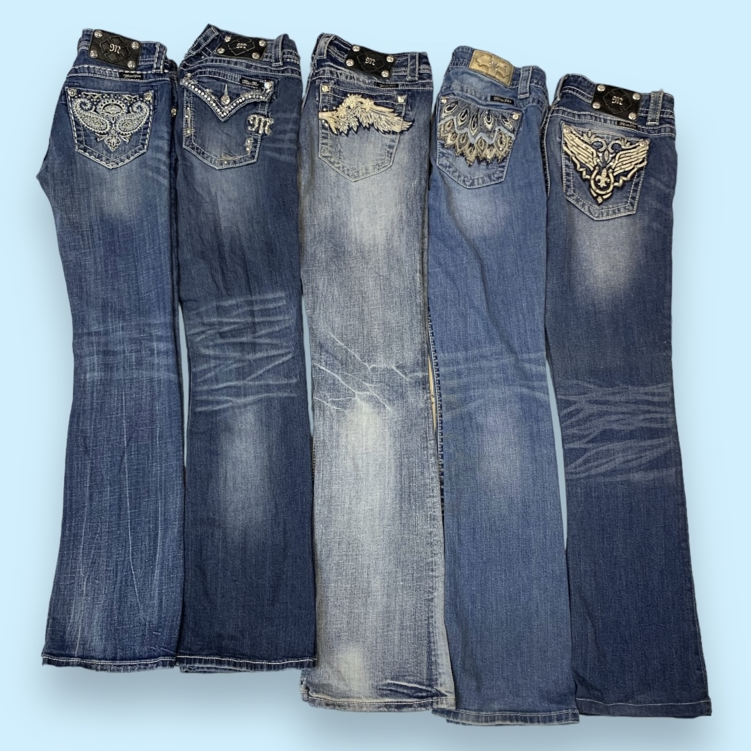 Miss Me Signature Bootcut Jeans (GRV-8-081)