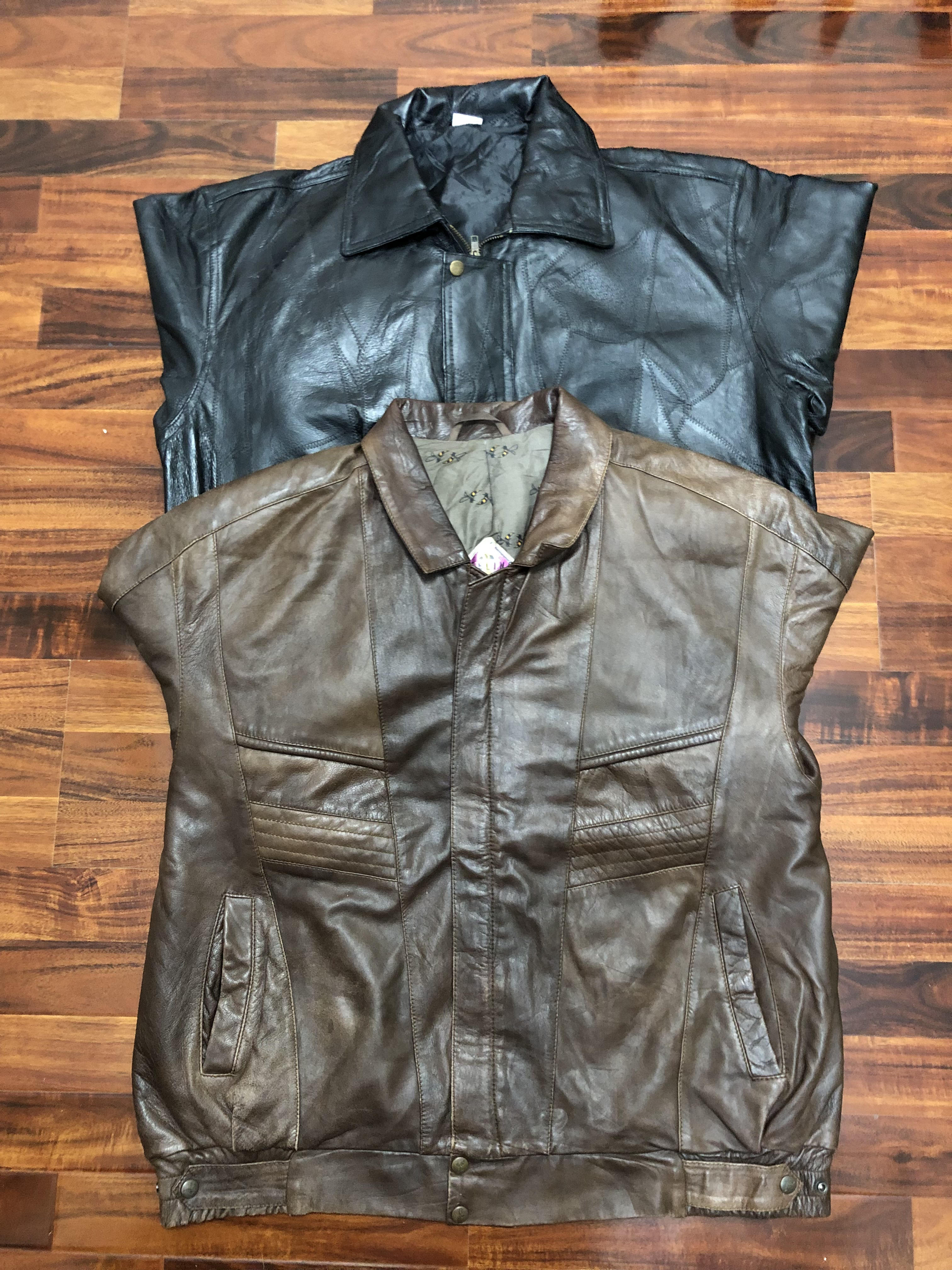 G0020 Veste Bomber en Cuir Vintage Premium pour Homme - 10 pièces