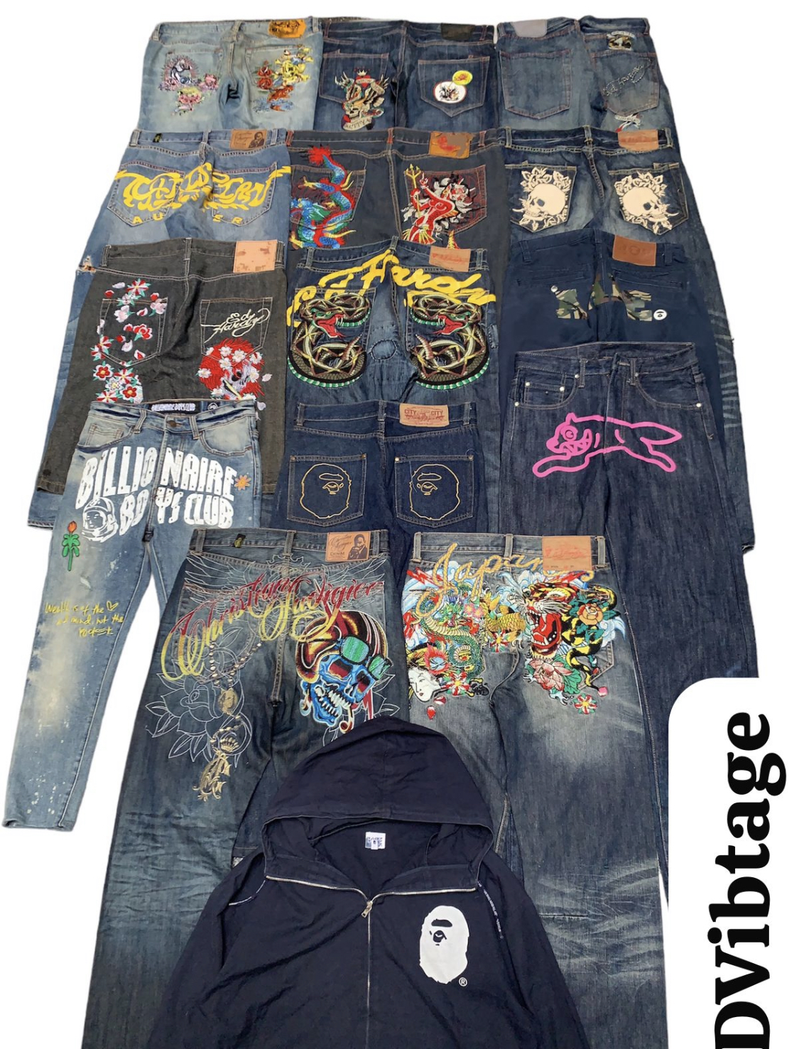 EDHARDY, CHRISTEN AUDIGER BAPE, BBC BUNDLE