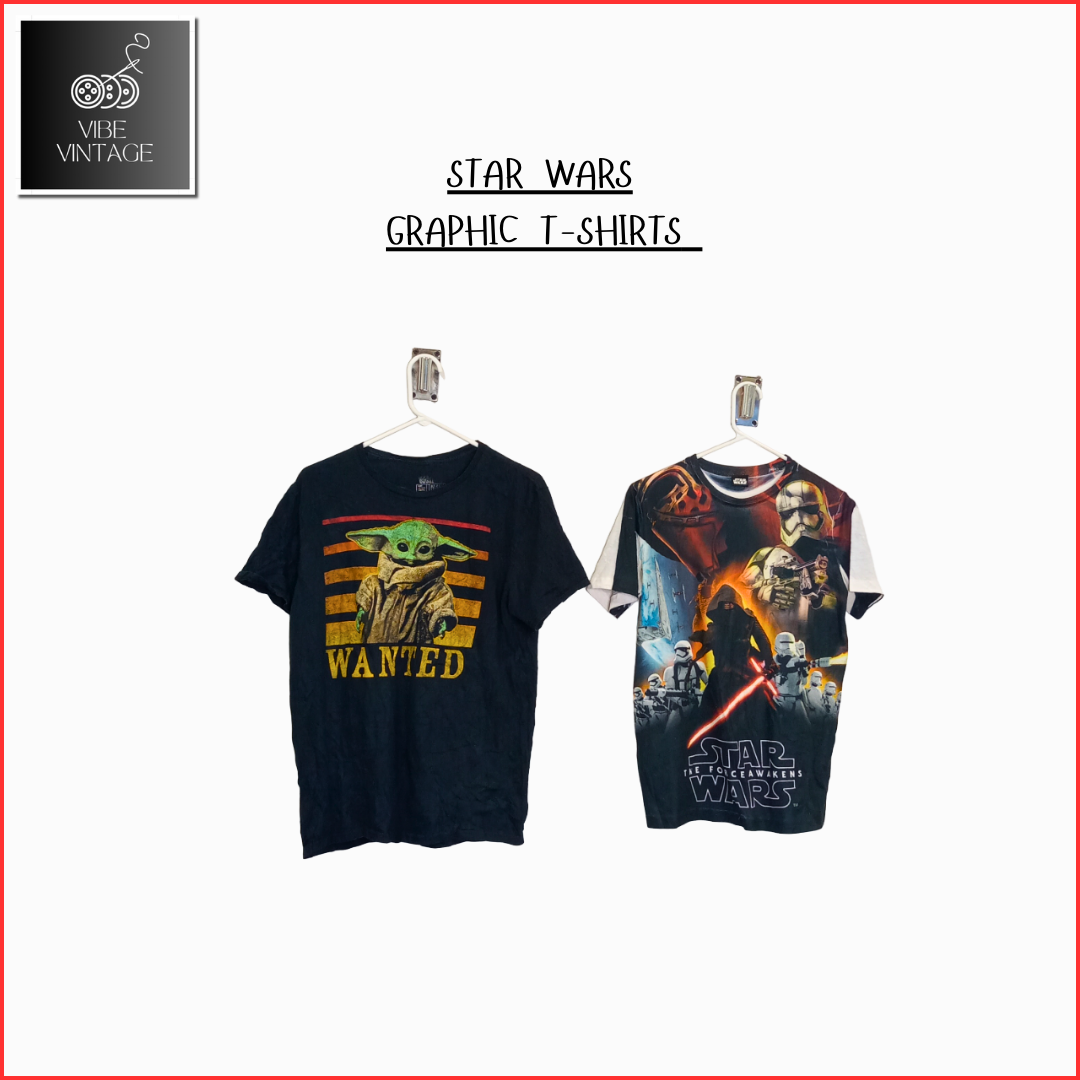 STAR WARS GRAPHIC T-SHIRTS - 30 PCS (BUNDLE 1)