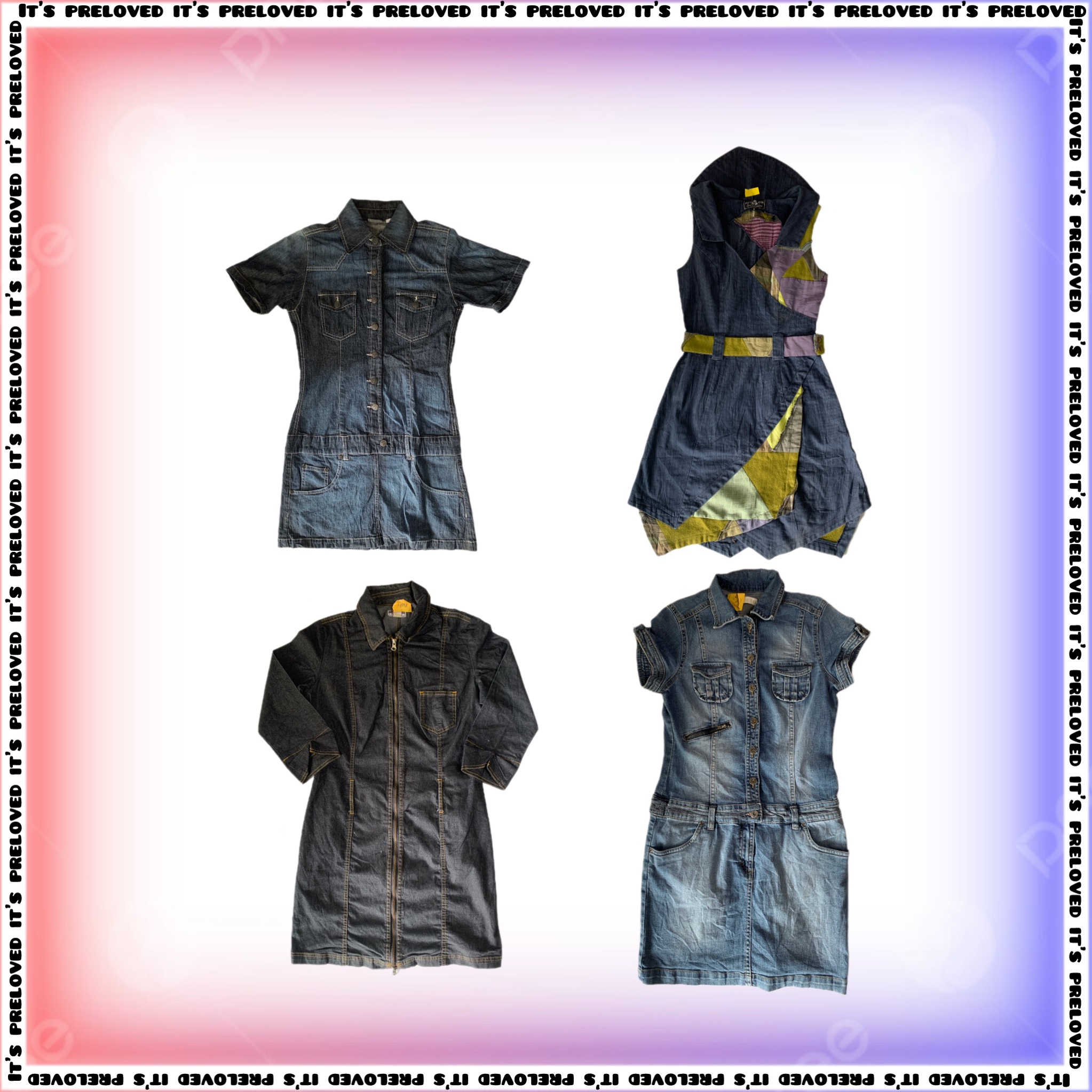 Unique Y2K Denim Dress Mix (SS-626)