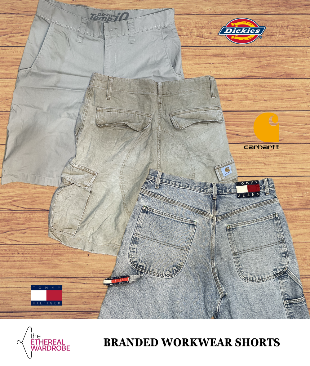 Branded Workwear Shorts Including Carhartt, Dickies, Tommy and Lee