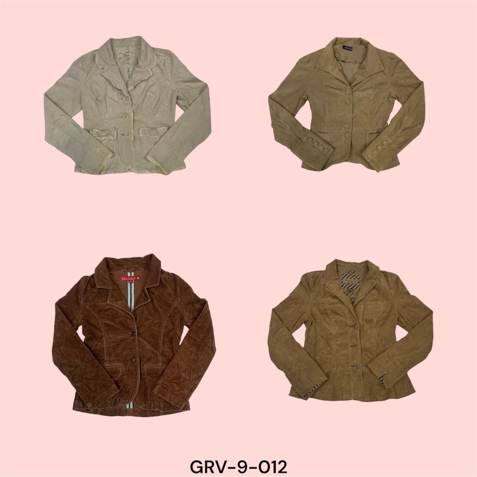 Veste emblématique en denim Y2K authentique (grv-9-012)