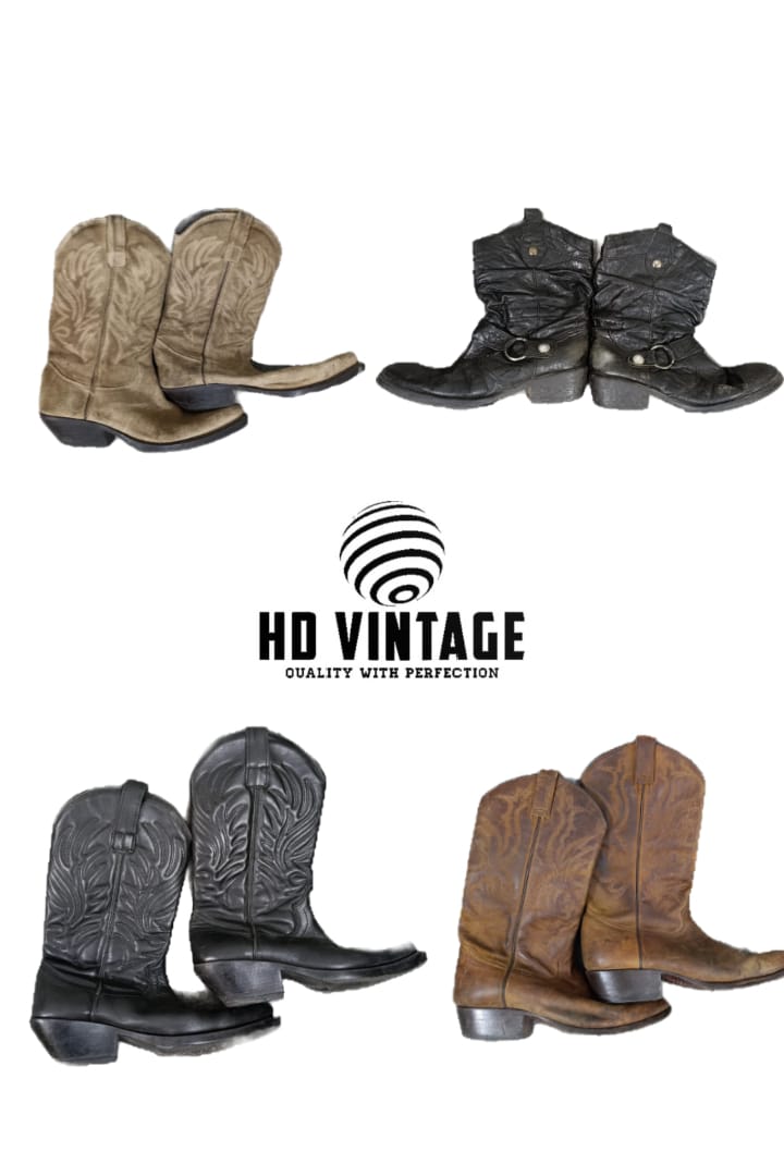 HD263 Premium Cowboy Boots - 11 pcs