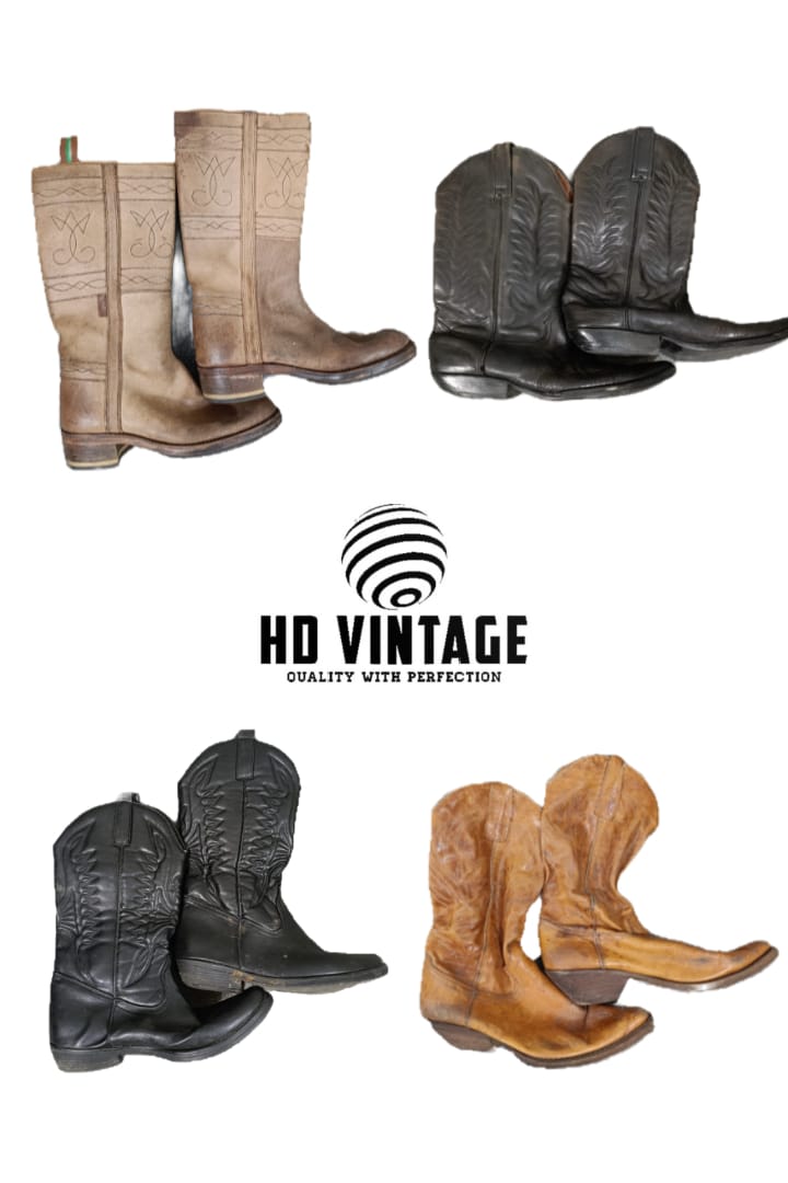 Bottes de cowboy Premium HD262 - 12 pièces