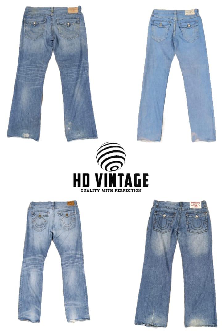 Jeans Premium True Religion HD264 pour hommes - 14 pièces