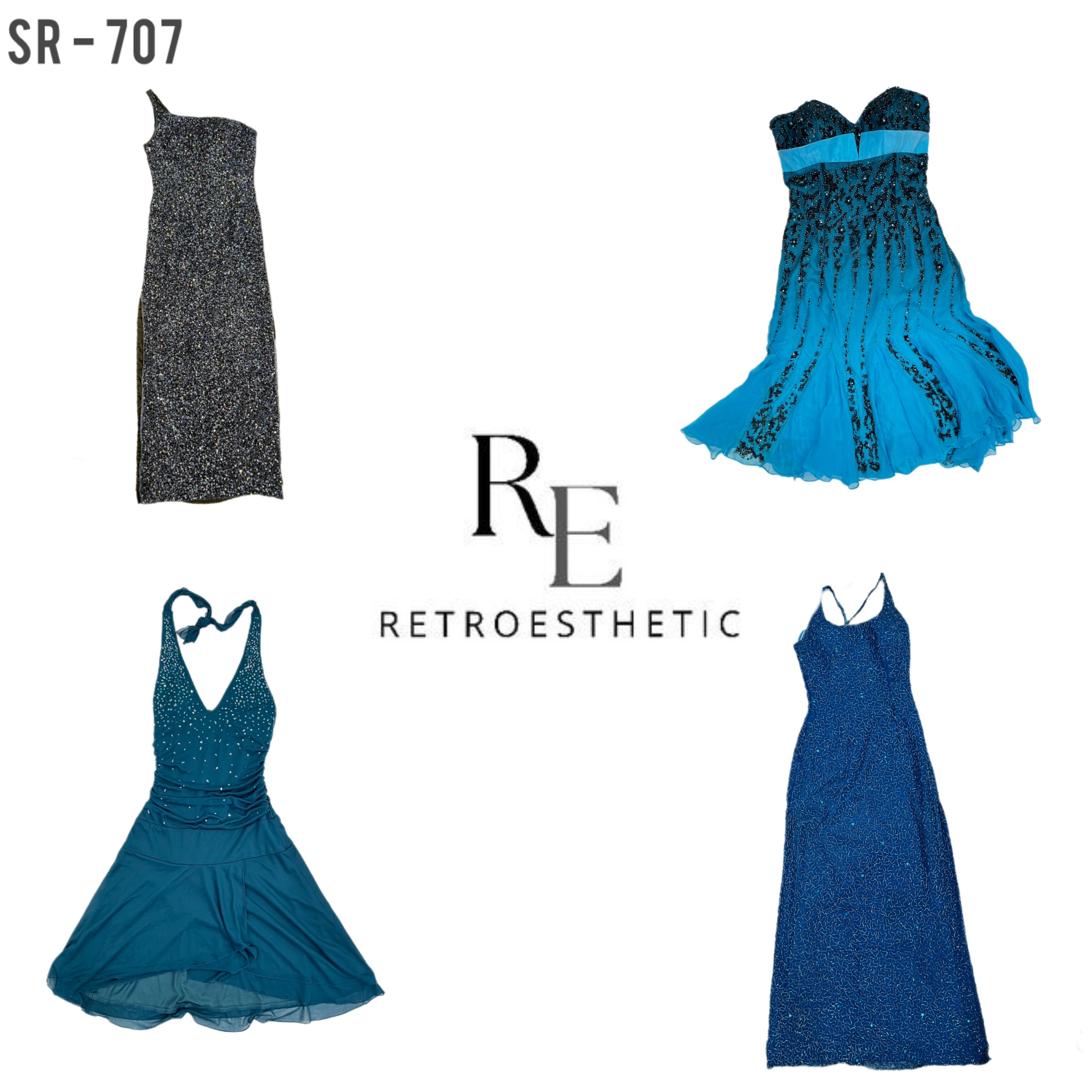 Y2K Party like it's 99 Beaded Dresses (SR-707)