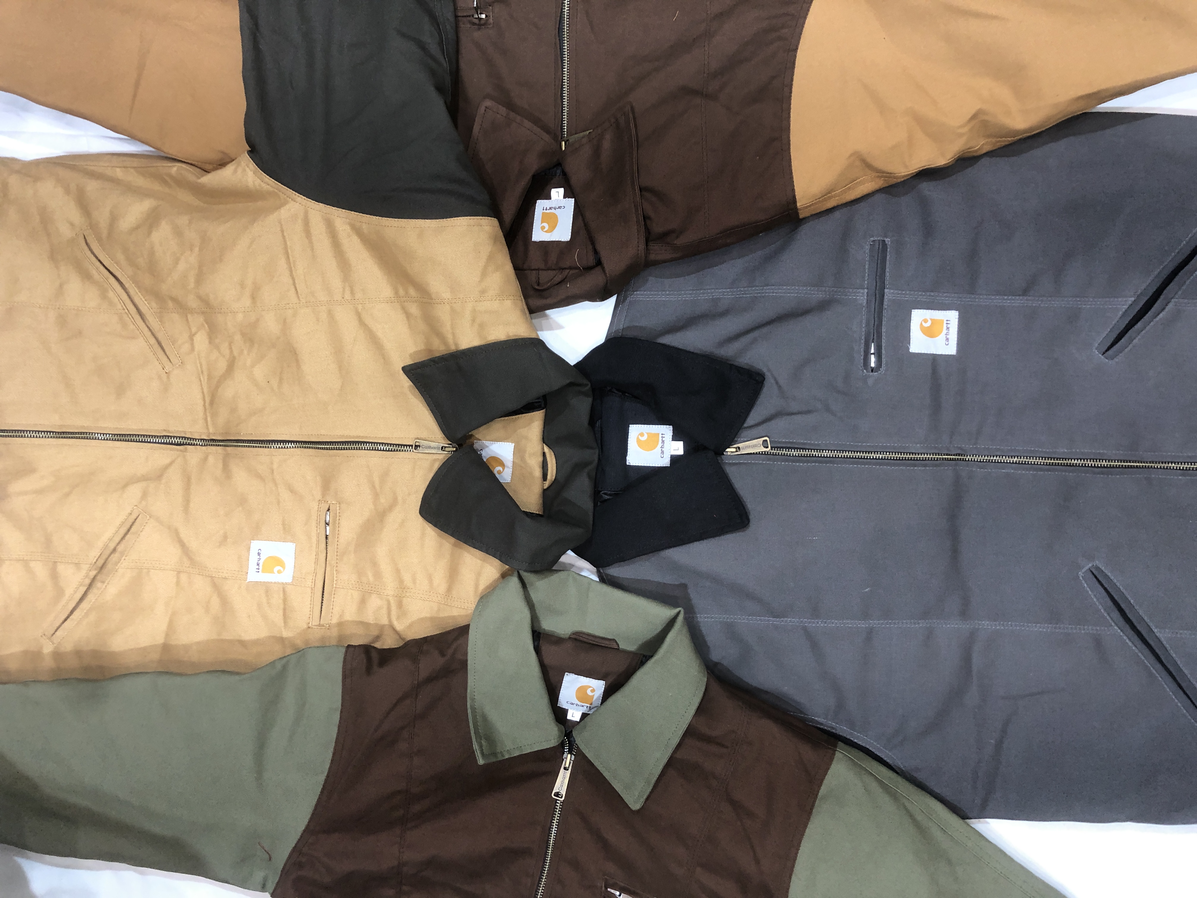 Vintage Carhartt Rework Style Detroit Jackets All sizes - 15 pcs