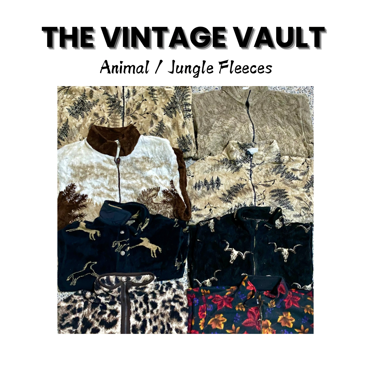 Fleece Imprimé Animaux Jungle 20 pcs