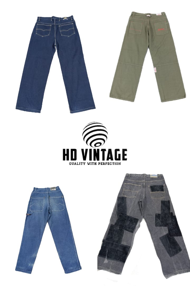 HD276 Men Premium Baggy Jeans - 12 pcs