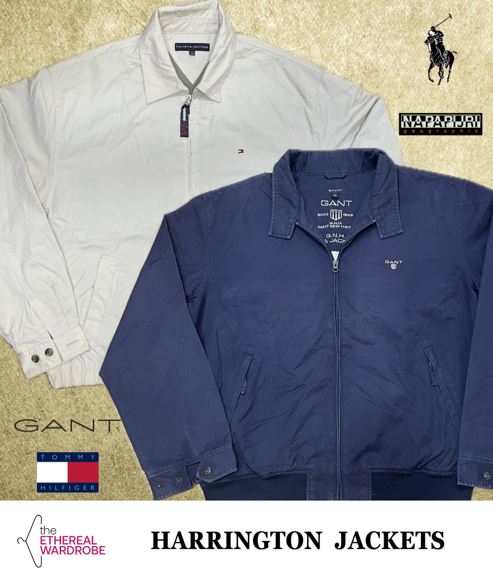 Branded Harrington Jackets including Polo Ralph Lauren, Gant, Tommy Hilfiger and Napapijri