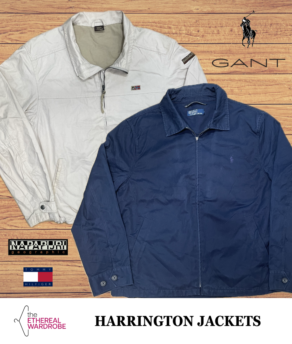 Harrington Jackets including  Polo Ralph Lauren, Napapijri, Tommy Hilfiger and Gant