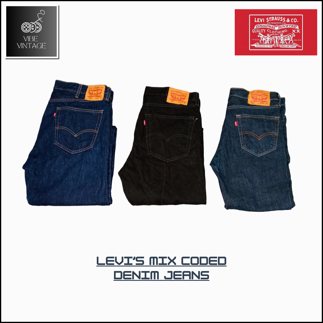 LEVI'S MIX CODED DENIM JEANS - 20 PCS (BUNDLE 3)