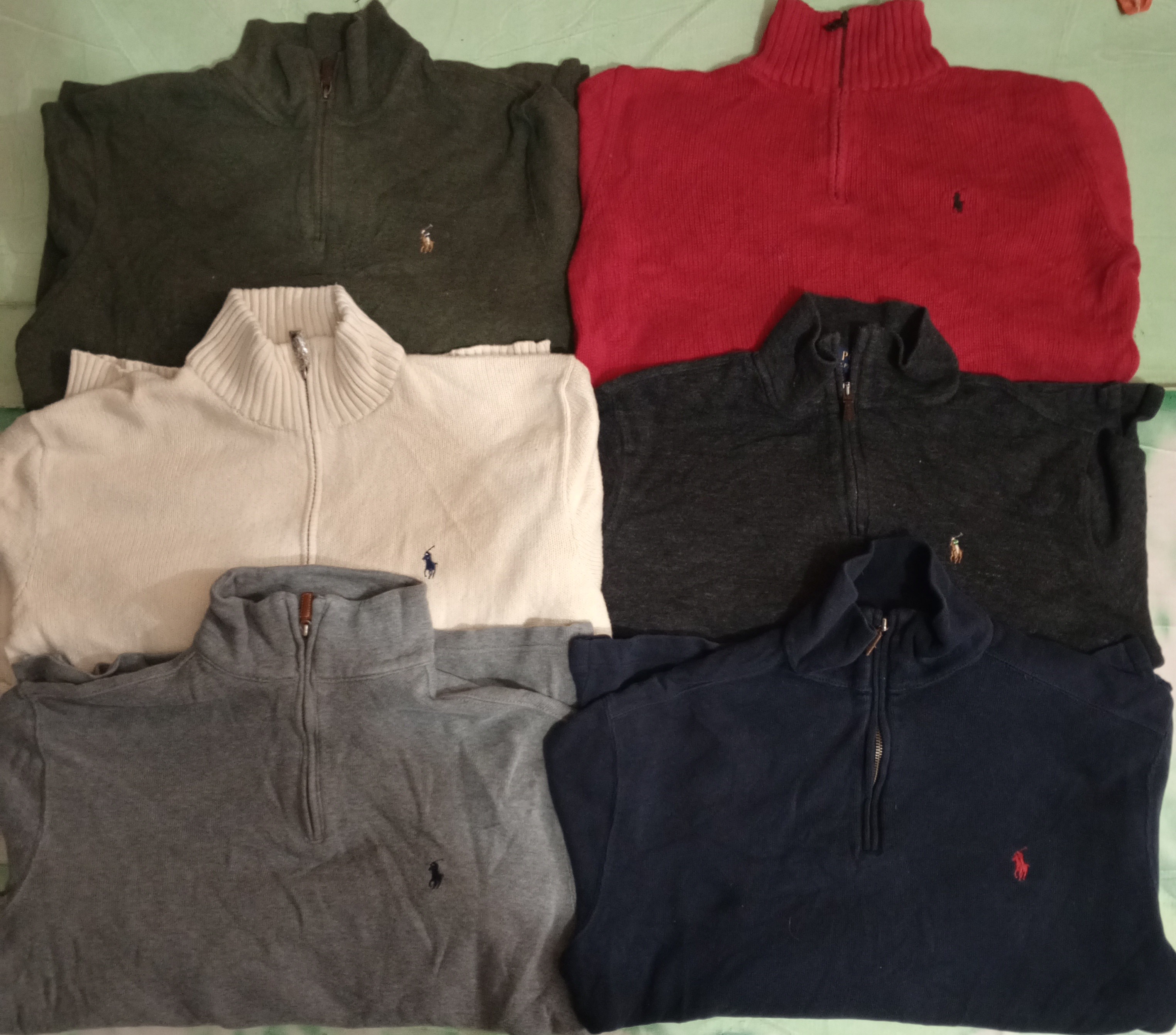 POLO RALPH LAUREN HALF ZIP 50PCS