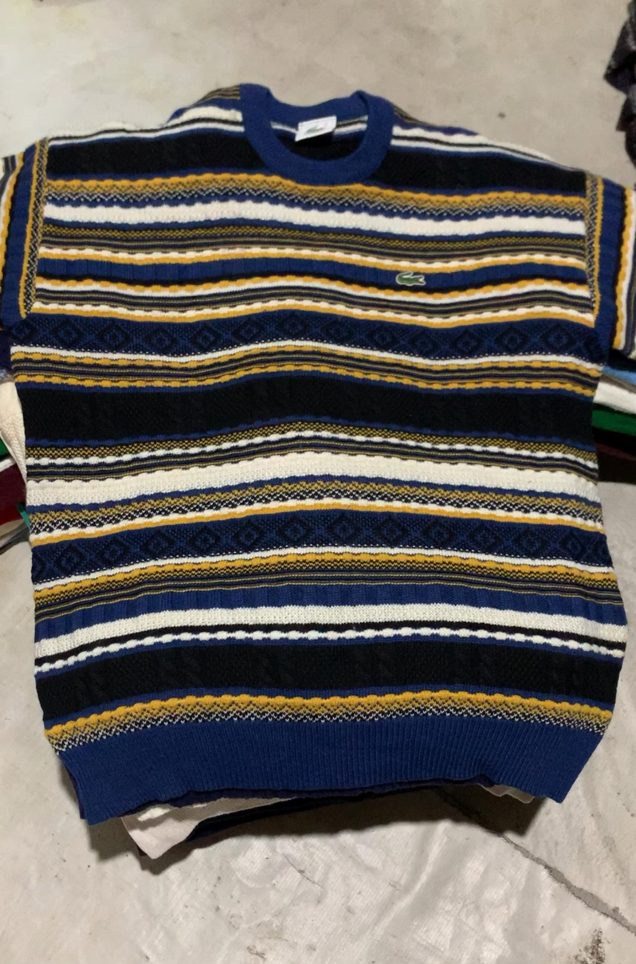 Lacoste & Christian Dior Sweaters